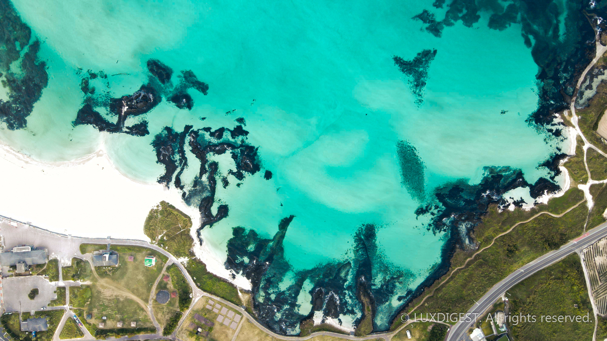 Kimnyeong Beach Drone Shot 2